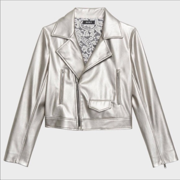 dkny metallic jacket